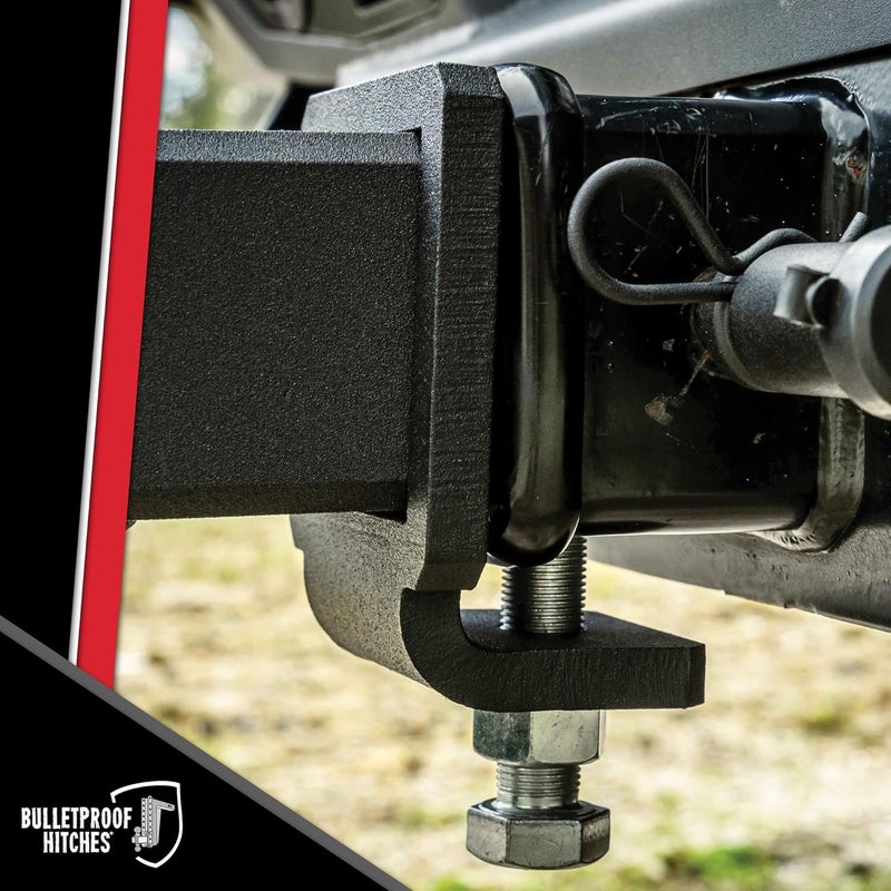 BulletProof Hitches - 2" Anti Rattle Hitch Clamp - Anti Rattle Hitch Tightener for 2 Inch Hitches - Hitch Stabilizer with Black Textured Powder Coat - Image 4